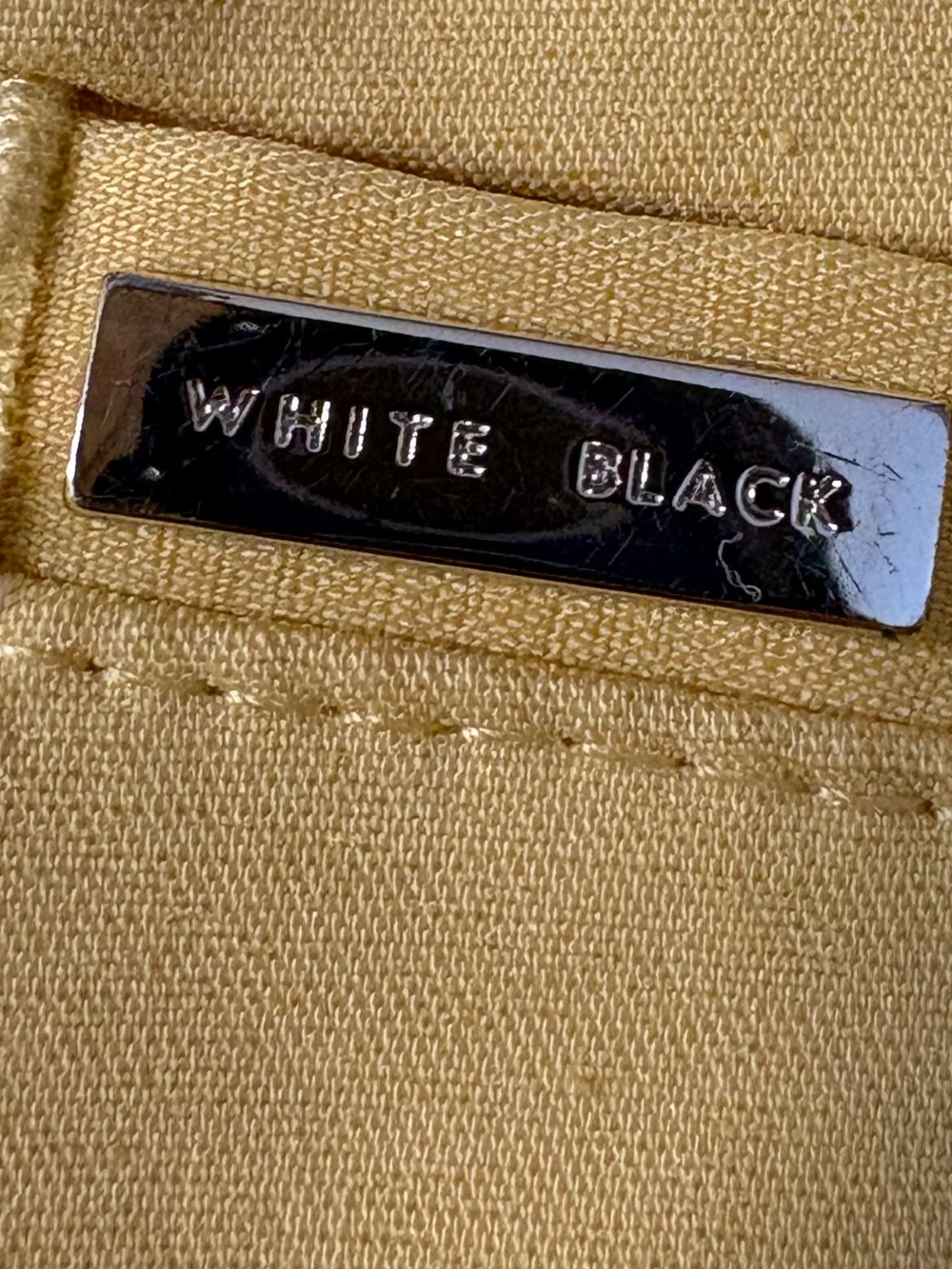White House Black Market shorts tailored Yellow Women's size 12 the 5 " short - Picture 5 of 10